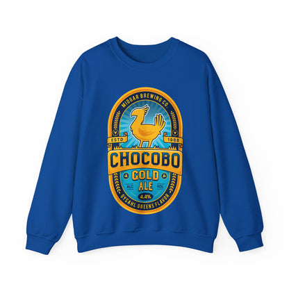 Chocobo Gold Beer Emblem Unisex Crewneck Sweatshirt