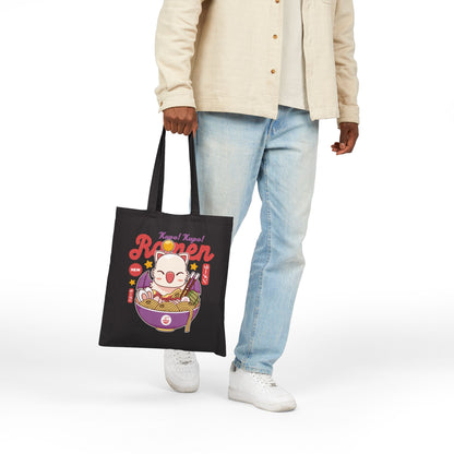 Moogle Kupo Ramen Canvas Tote Bag