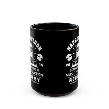 Napstablook Sound Mixing Emblem Black Mug