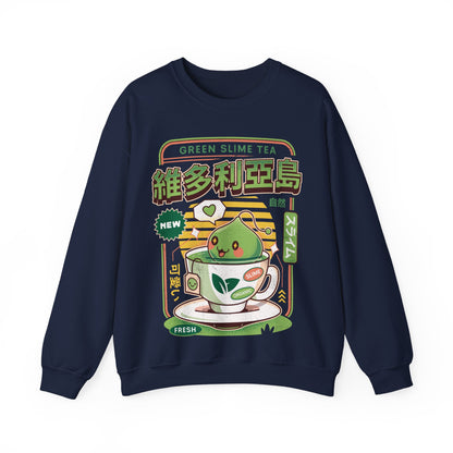 Ramuramu Valley Green Tea Unisex Crewneck Sweatshirt