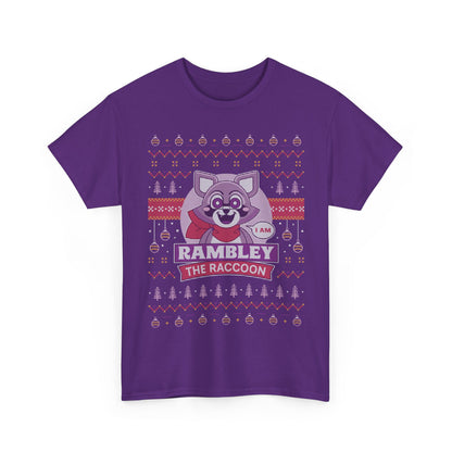 Rambley Raccoon Ugly Sweater Unisex T-Shirt