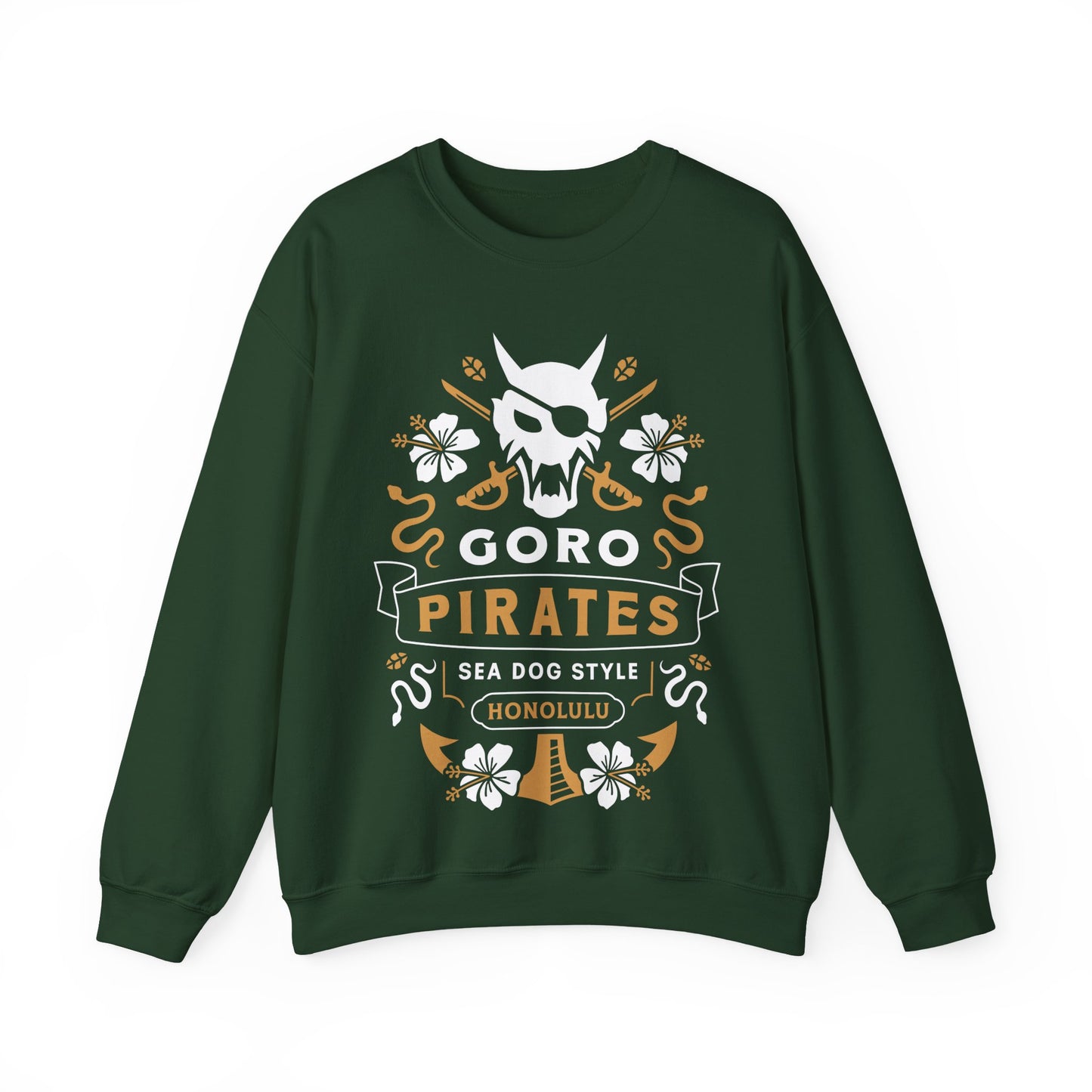 Sea Dog Style In Honolulu Unisex Crewneck Sweatshirt