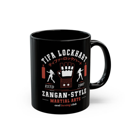 Tifa Lockhart Martial Arts Club Black Mug