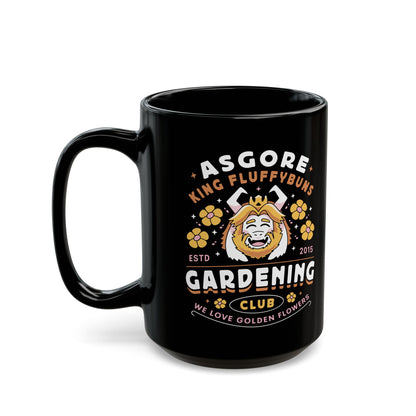 Asgore Gardening Club Black Mug