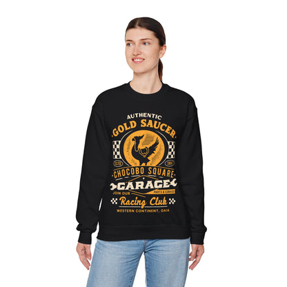 Gold Saucer Garage Vintage Crewneck Sweatshirt