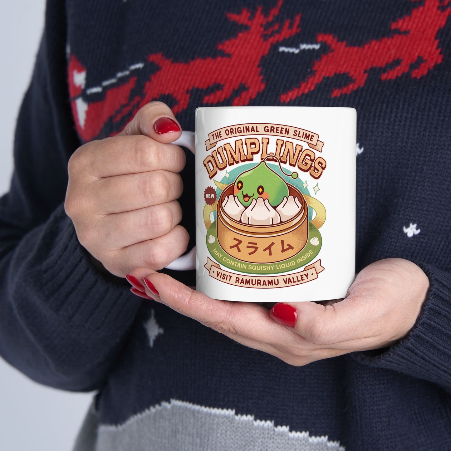 Ramuramu Valley Dumplings Vintage Ceramic Mug