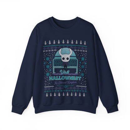 Visit Hallownest Ugly Sweater Unisex Crewneck Sweatshirt