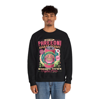 Phreeoni Energy Drink Unisex Crewneck Sweatshirt