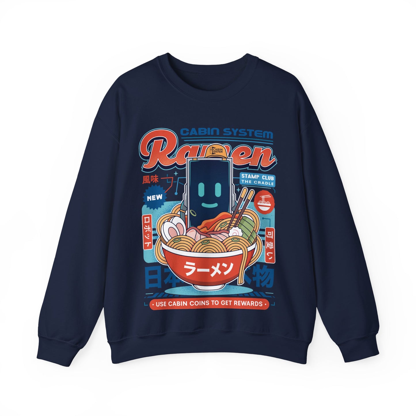Cabin Coins Ramen Vintage Crewneck Sweatshirt
