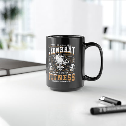 Squall Seed Fitness Emblem Black Mug