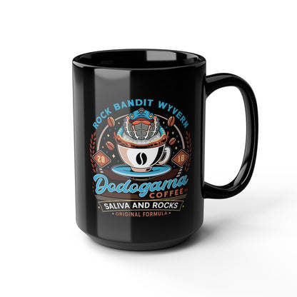 Dodogama Coffee Emblem Black Mug