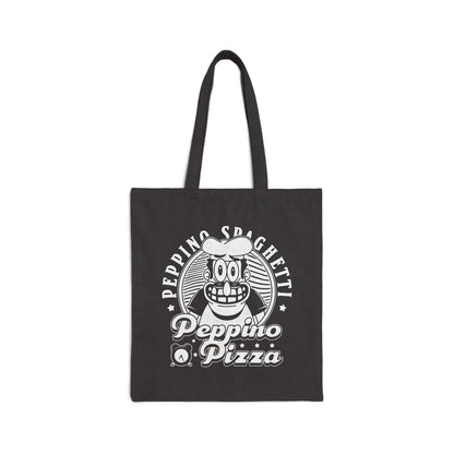 Peppino Pizza Crest Canvas Tote Bag