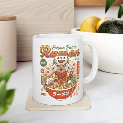 Felyne Palico Ramen Ceramic Mug