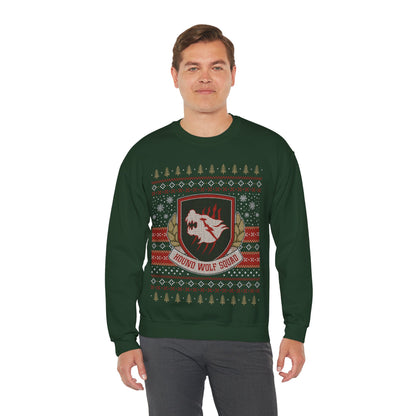 Hound Wolf Squad Christmas Unisex Crewneck Sweatshirt