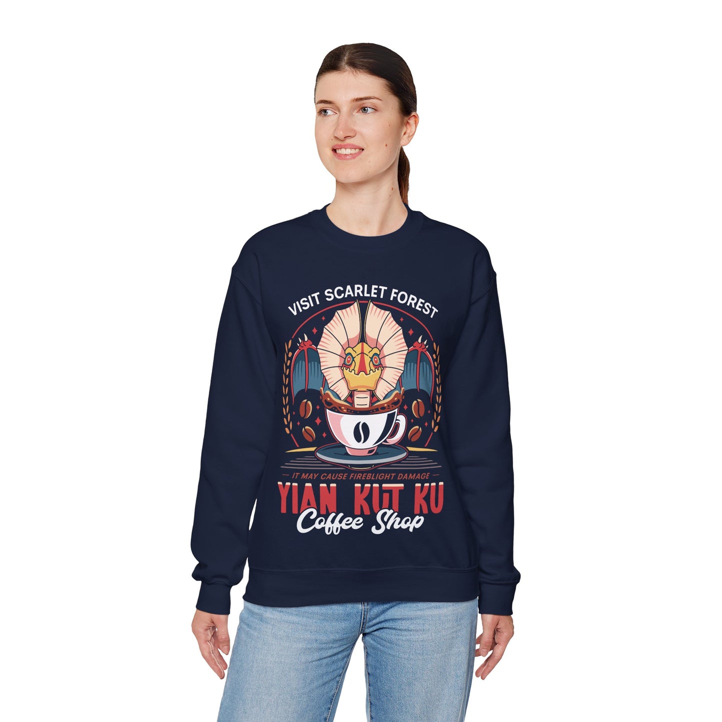 Yian Kut Ku Coffee Emblem Crewneck Sweatshirt