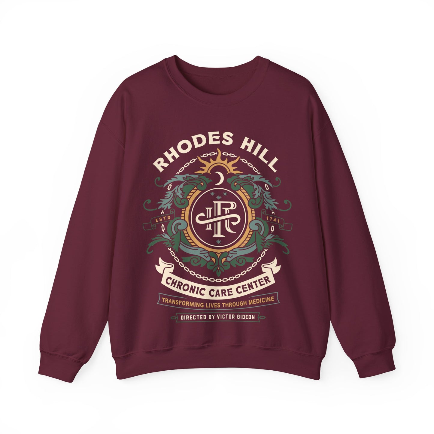 Rhodes Hill Chronic Care Center Crest Crewneck Sweatshirt
