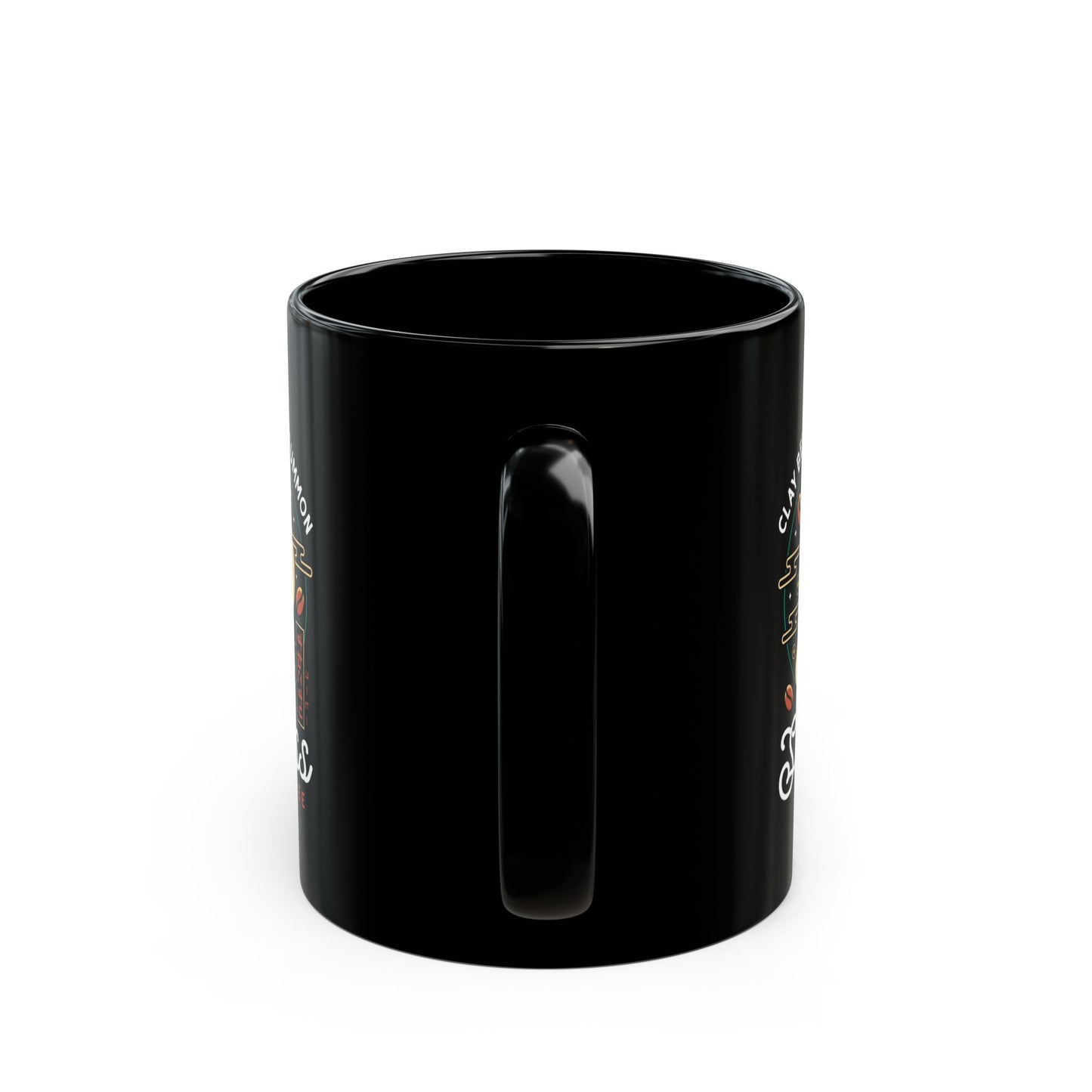 Scampuss Coffee Emblem Black Mug