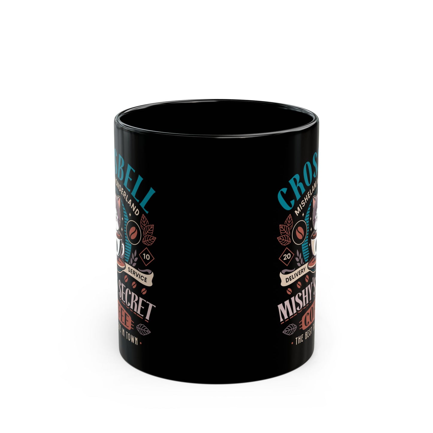 Mishelam Wonderland Coffee Black Mug