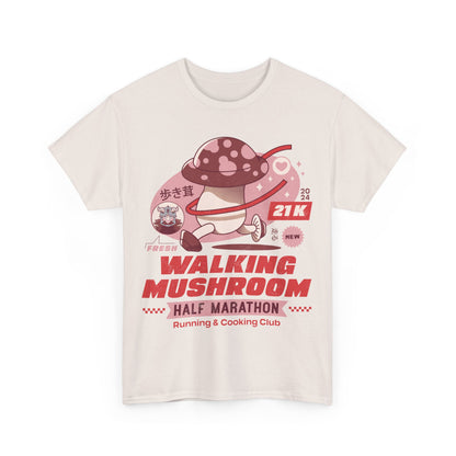 Walking Mushroom Marathon Unisex T-Shirt