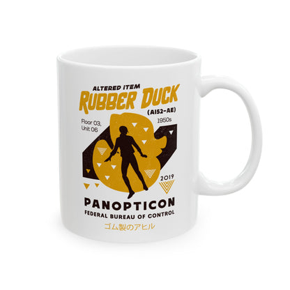 Rubber Duck Altered Item Ceramic Mug