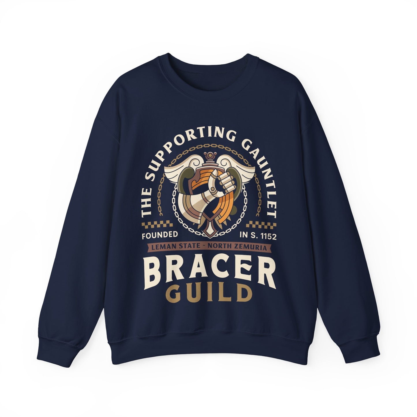 Bracers Guild Leman Crest Unisex Crewneck Sweatshirt