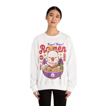Moogle Kupo Ramen Unisex Crewneck Sweatshirt