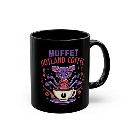 Muffet Hotland Coffee Black Mug