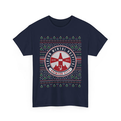 Beacon Mental Hospital Ugly Sweater Unisex T-Shirt