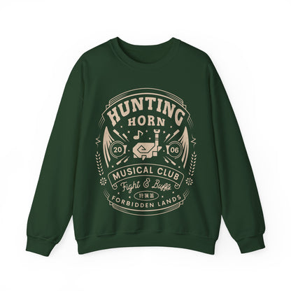Hunting Horn Musical Club Unisex Crewneck Sweatshirt