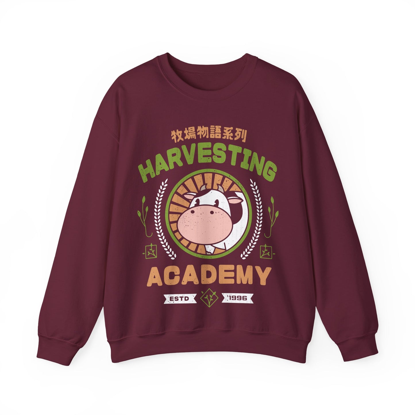 Kawaii Harvesting Academy Unisex Crewneck Sweatshirt