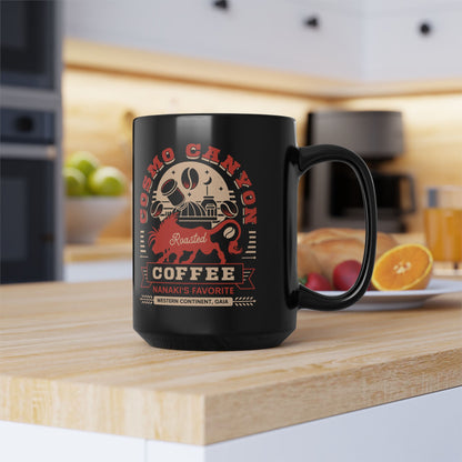 Cosmo Canyon Coffee Grunge Black Mug