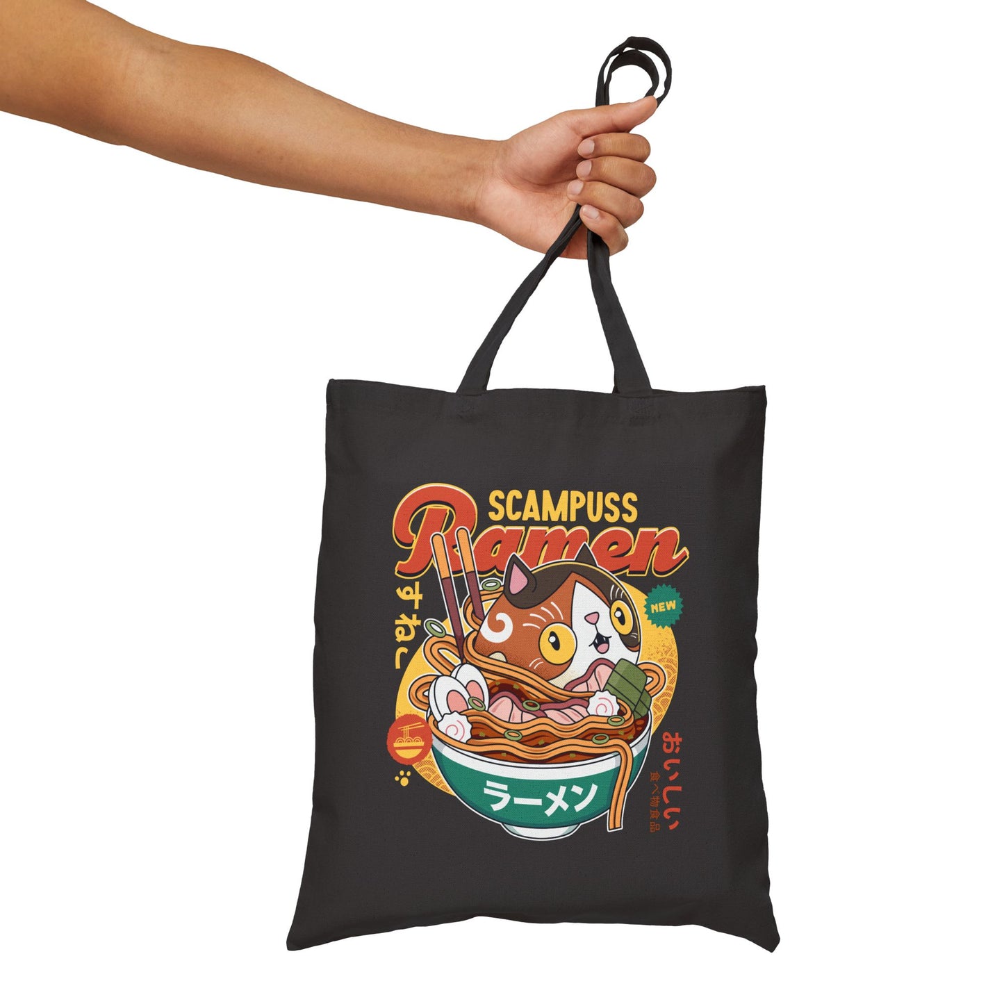 Scampuss Ramen Canvas Tote Bag
