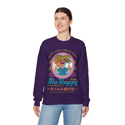 Alo Happy Tours Vintage Unisex Crewneck Sweatshirt