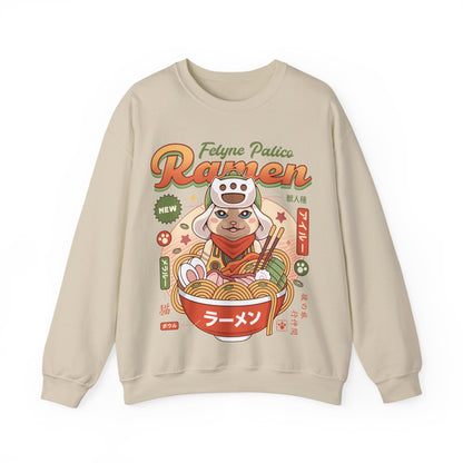 Felyne Palico Ramen Unisex Crewneck Sweatshirt