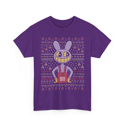 Jax Purple Rabbit Ugly Sweater Unisex T-Shirt