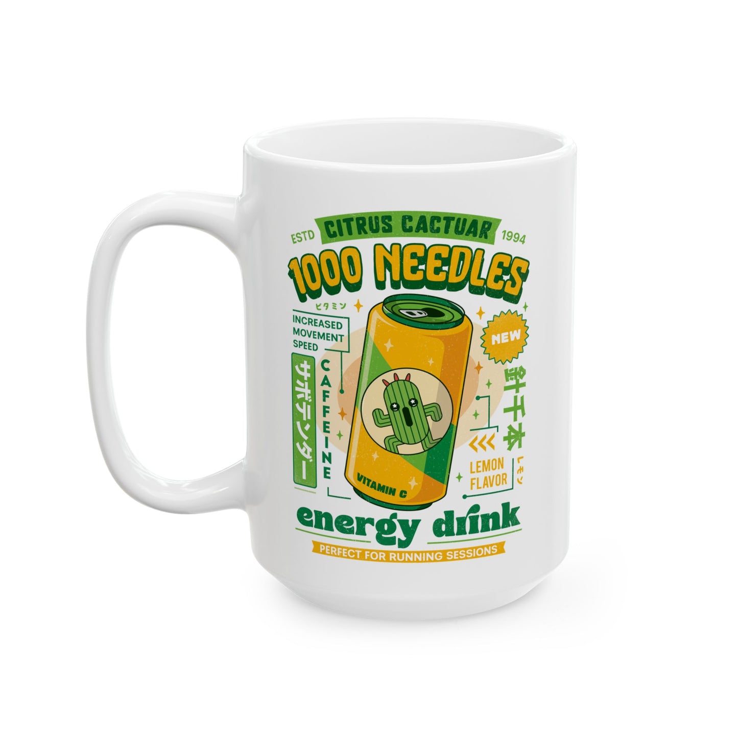 Cactuar Energy Drink Ceramic Mug