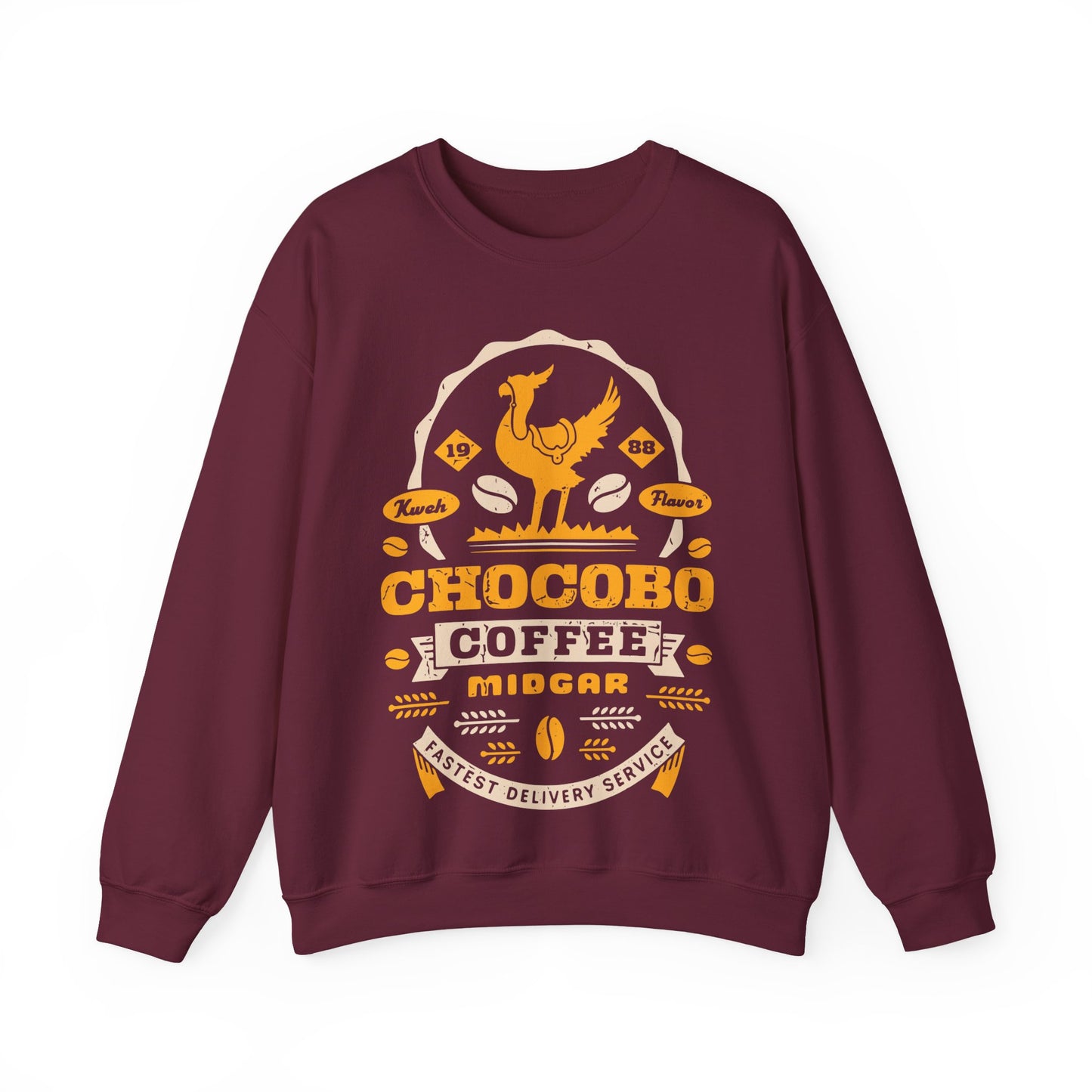 Chocobo Coffee Grunge Unisex Crewneck Sweatshirt