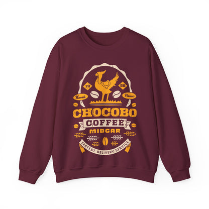 Chocobo Coffee Grunge Unisex Crewneck Sweatshirt