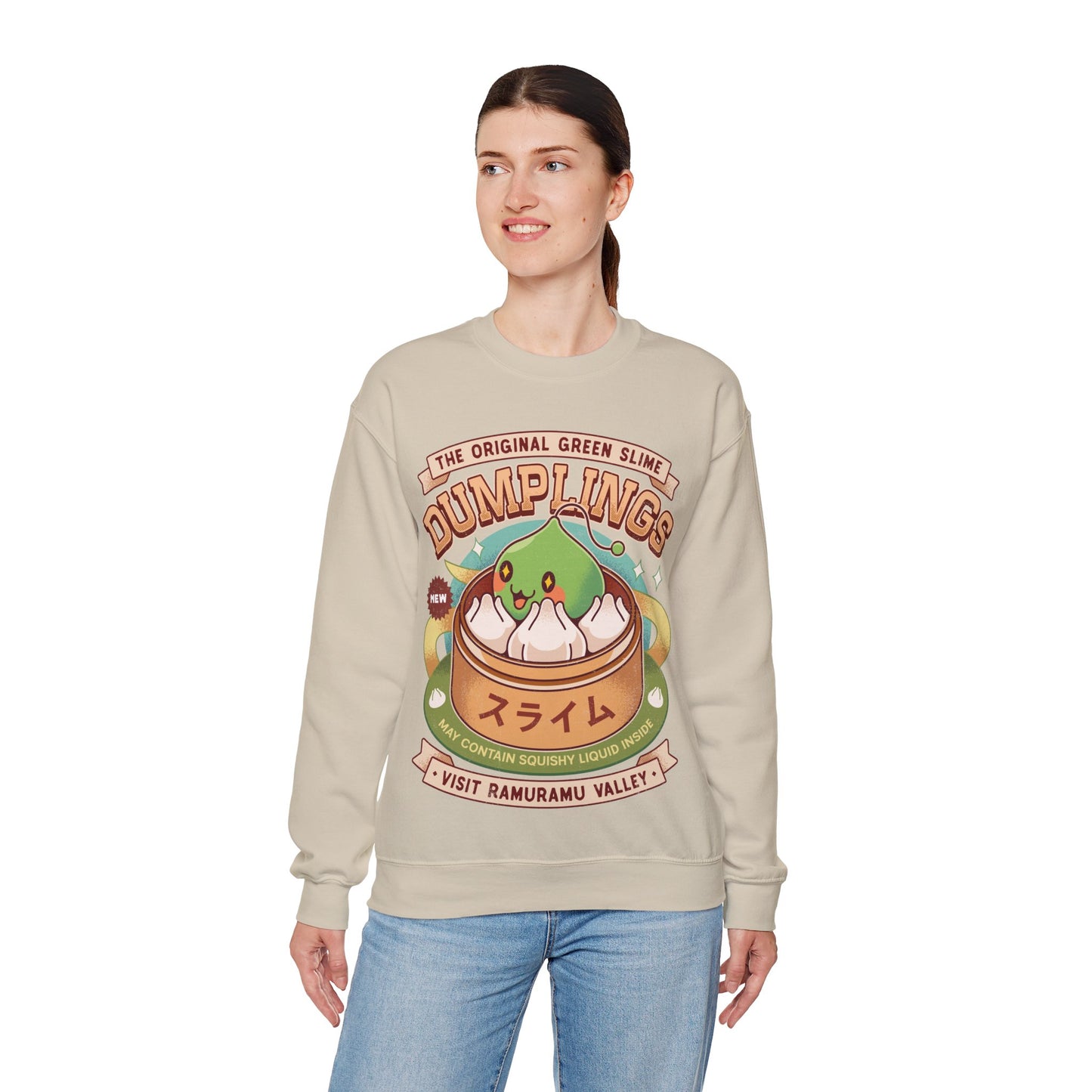 Ramuramu Valley Dumplings Vintage Crewneck Sweatshirt