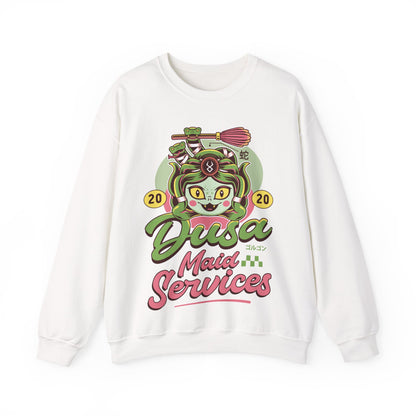 Dusa Maid Emblem Crewneck Sweatshirt