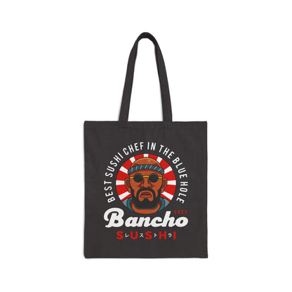 Bancho Sushi Emblem Cotton Canvas Tote Bag