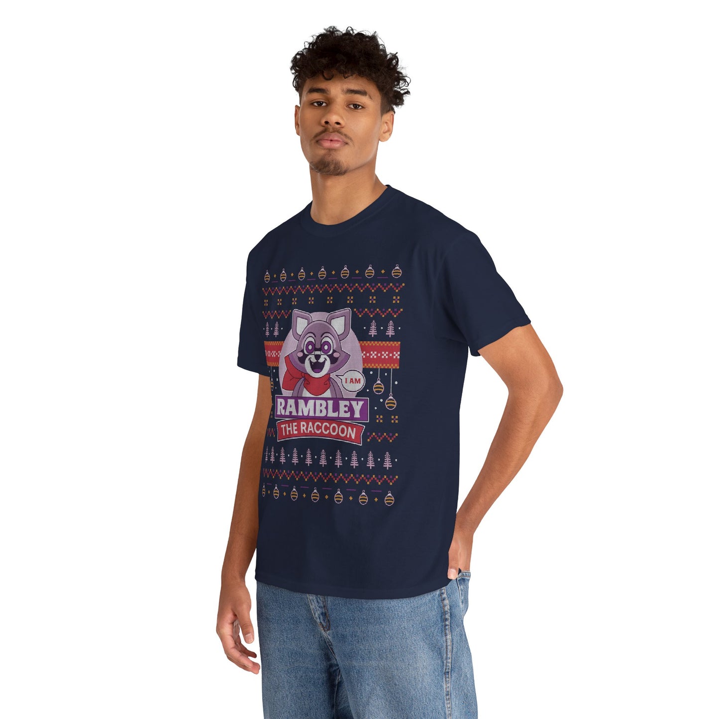 Rambley Raccoon Ugly Sweater Unisex T-Shirt