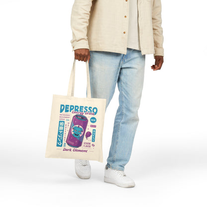 Depresso Energy Drink Canvas Tote Bag