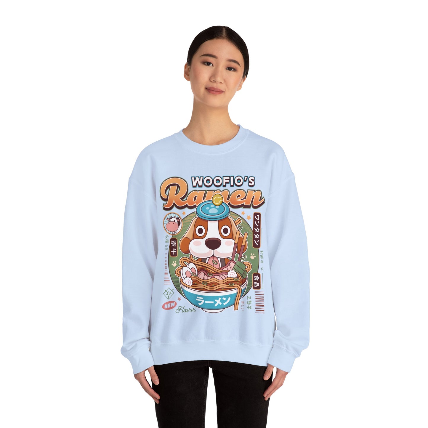 Woofio Vintage Ramen Unisex Crewneck Sweatshirt