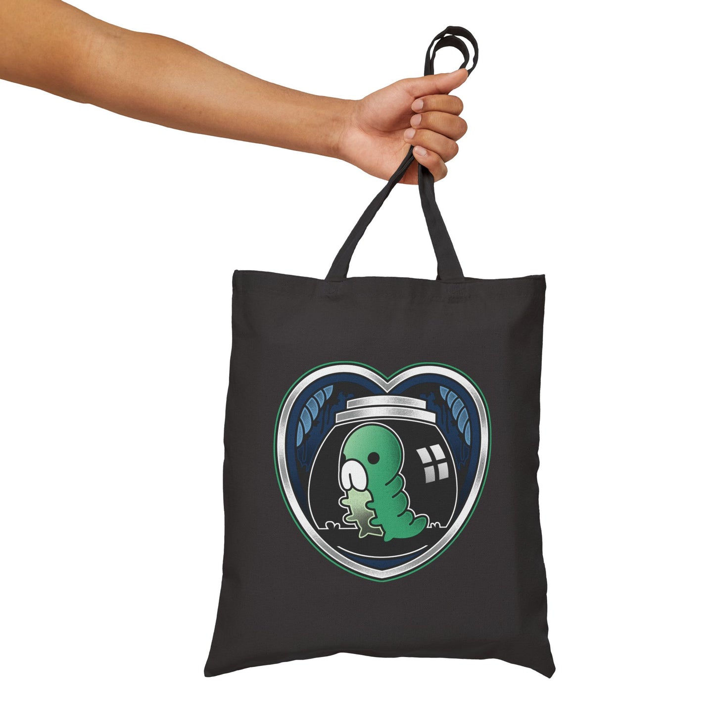 Grub Love Emblem Canvas Tote Bag