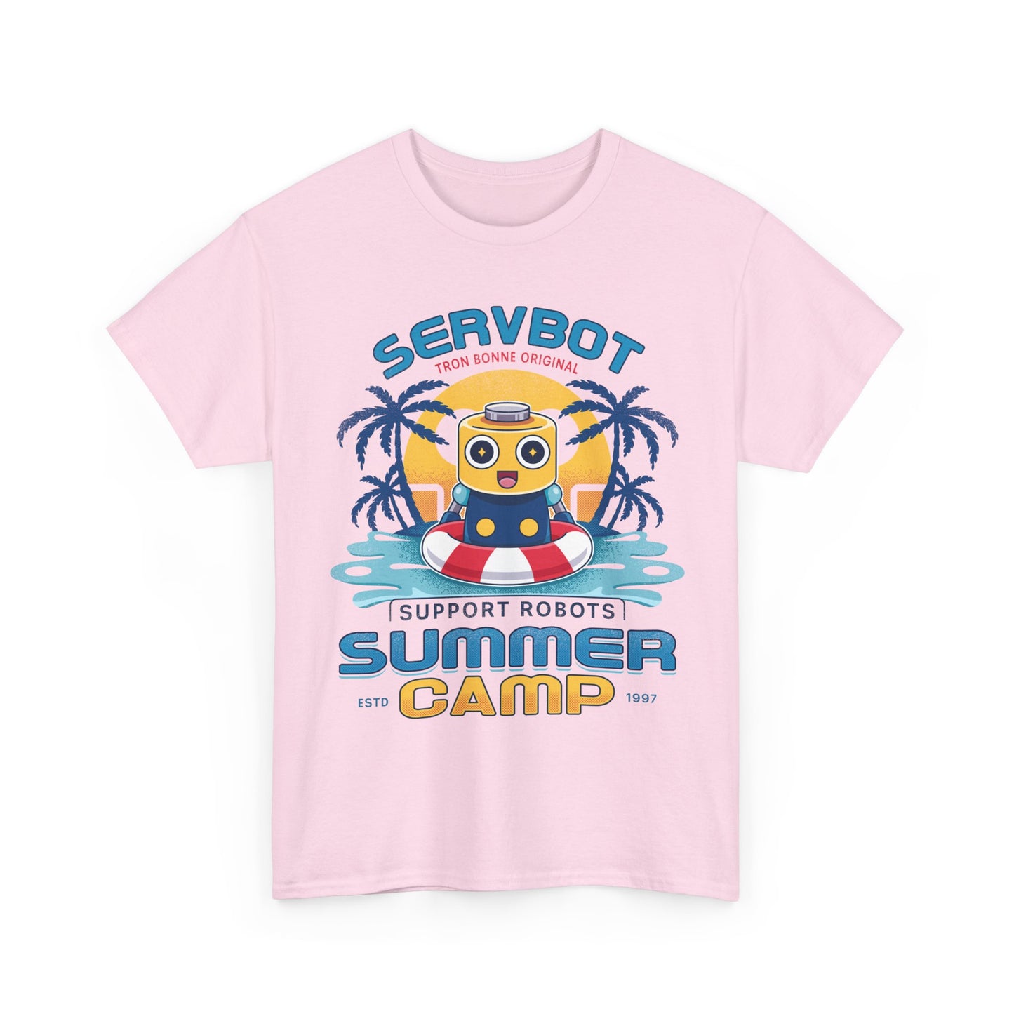 Servbot Summer Camp Vintage Unisex T-Shirt