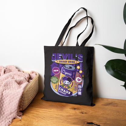 Jevil Energy Drink Cotton Canvas Tote Bag