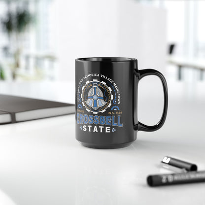 Crossbell State Crest Black Mug