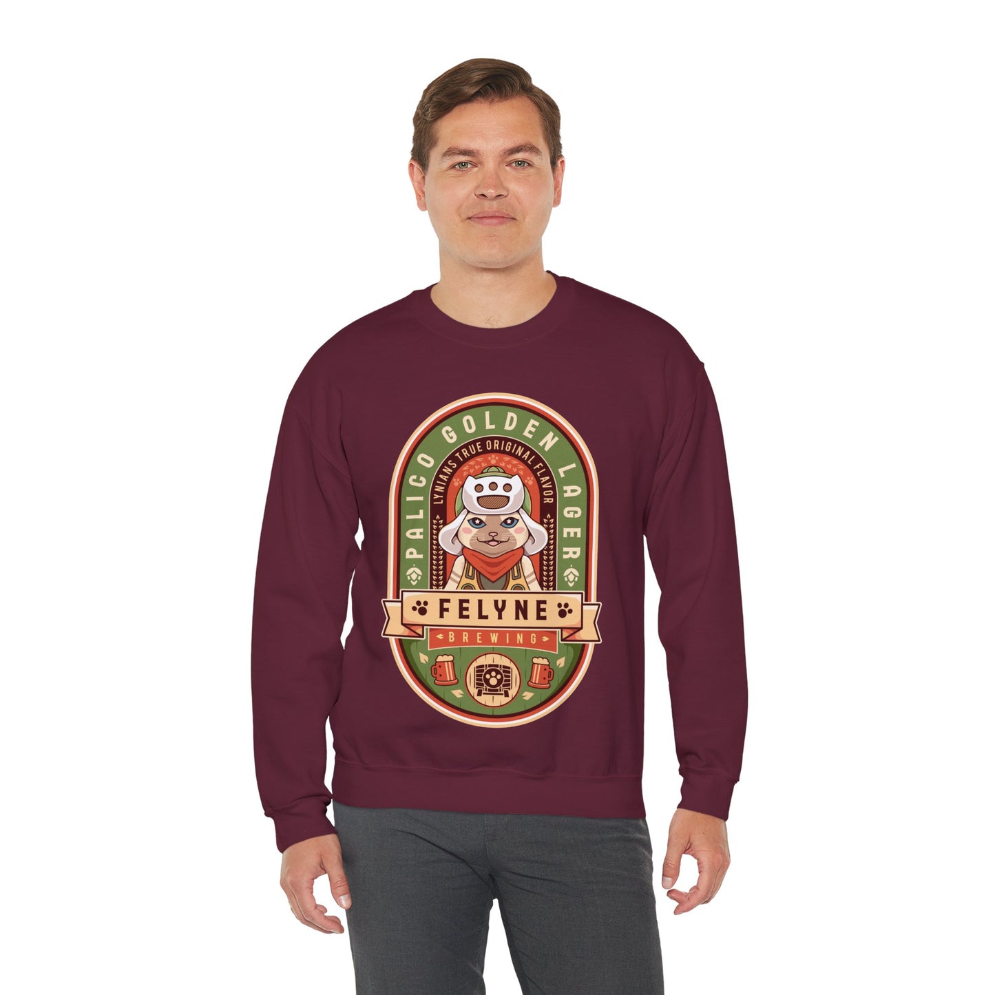 Palico Golden Lager Unisex Crewneck Sweatshirt