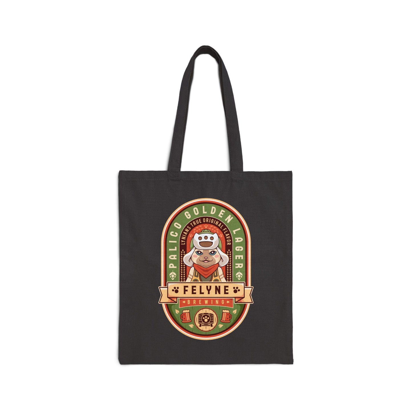 Palico Golden Lager Cotton Canvas Tote Bag